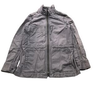 Madewell C3394 Military Utility Fleet Jacket Womens XS Long Sleeve Gray Zip